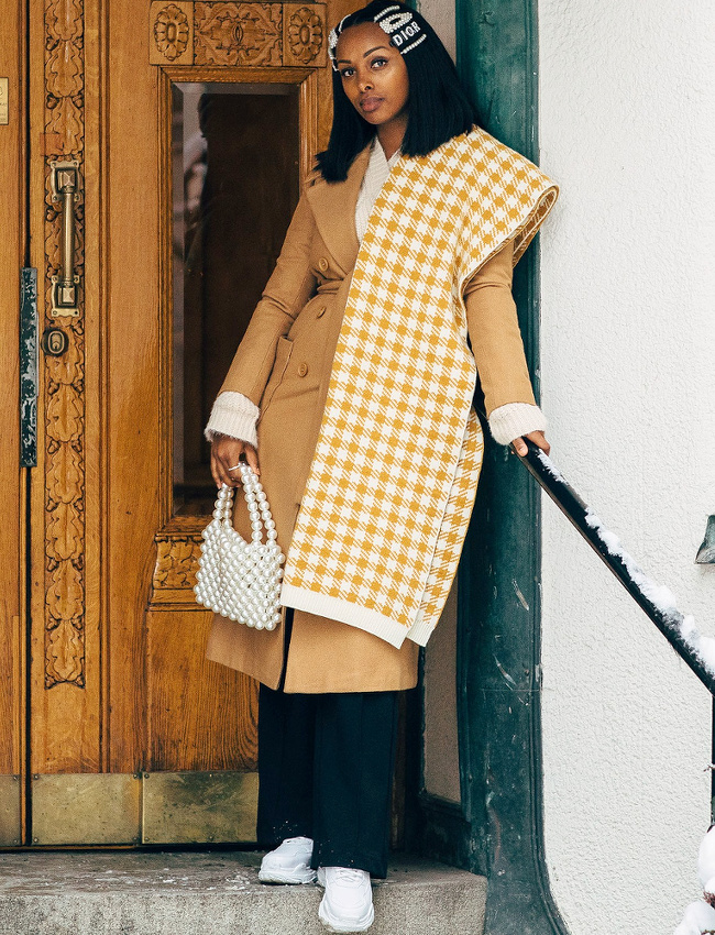 Quand l'�charpe se fait plus d�corative que fonctionnelle...