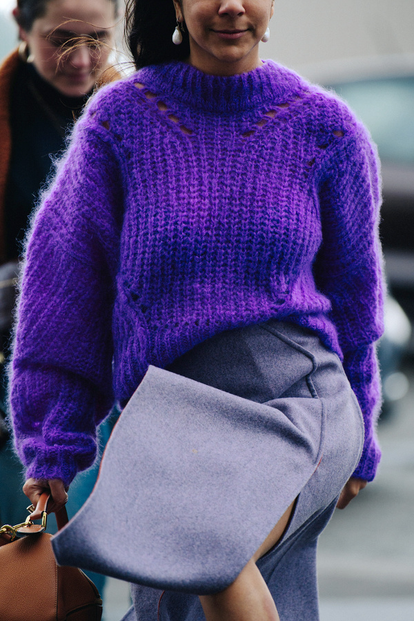 Gris + violet = le bon mix