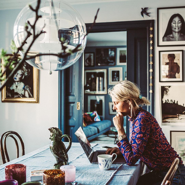 Travailler � la maison, un petit bonheur en soi !