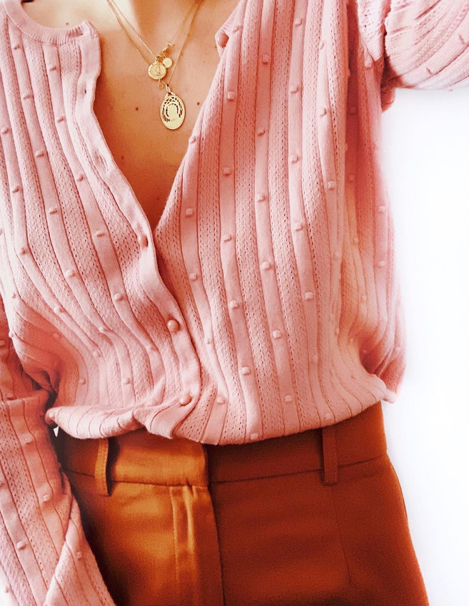 Rose p�le + orange = le bon mix