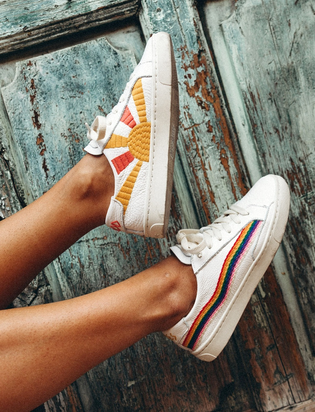 Pour ou contre les baskets brod�es ?