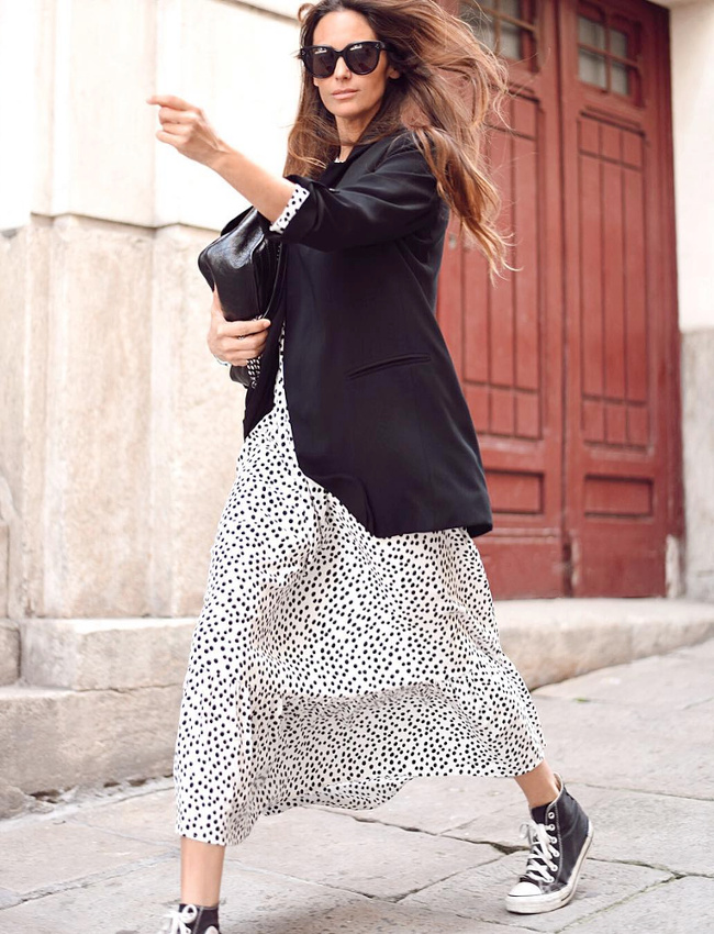 Le parfait total look noir et blanc #35