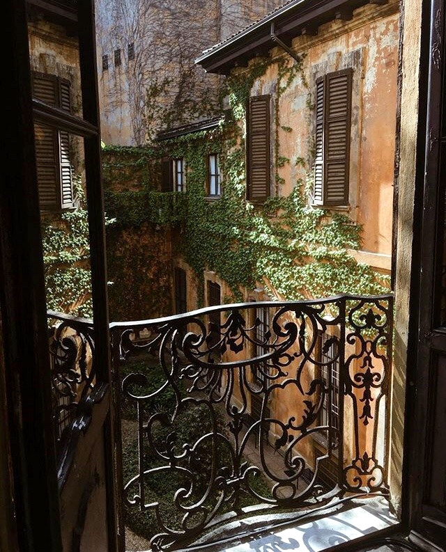 Fer forg� + v�g�tation grimpante = le bon mix