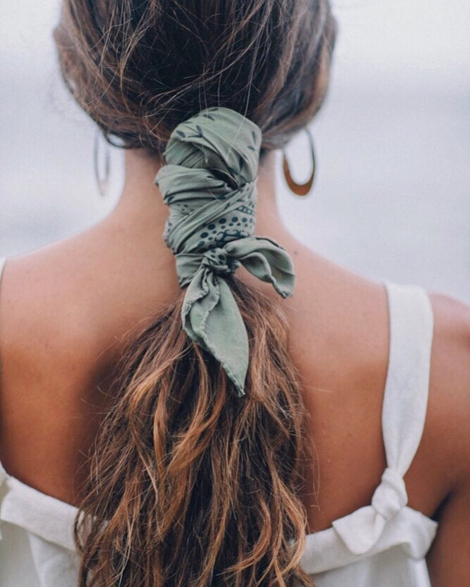 Oui au bandana catogan !