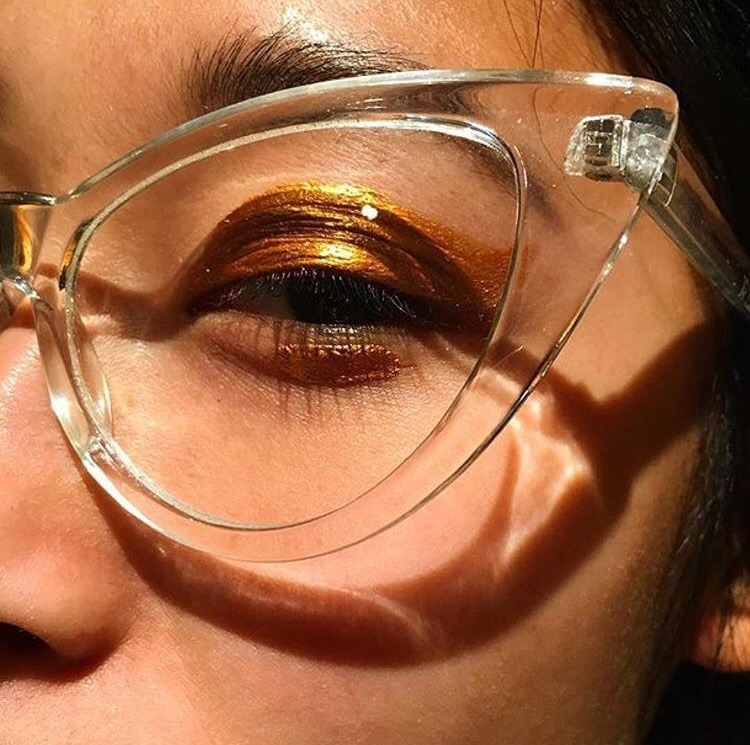 Le style cat-eye sied �galement fort bien aux lunettes de vue !