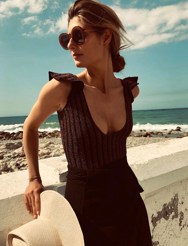 Oui au total look chocolat travaill� en mode estival !