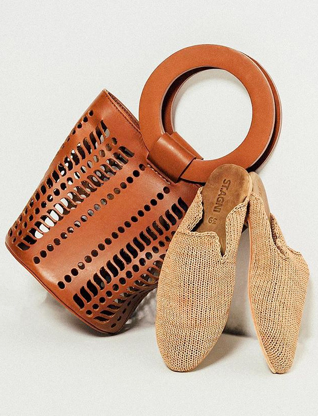 Le cuir ajour�, plus chic que l'osier ?