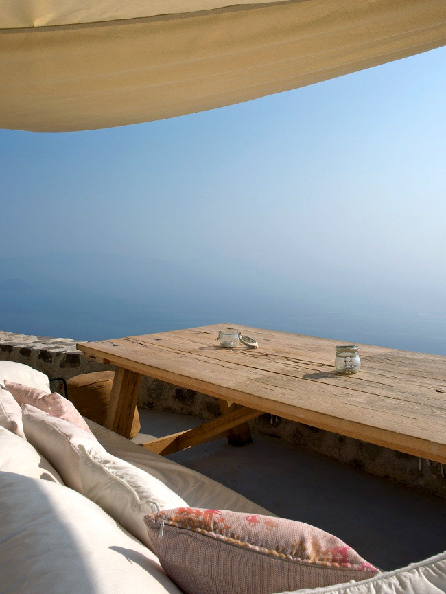 Coussins confortables + vue extraordinaire = le bon mix