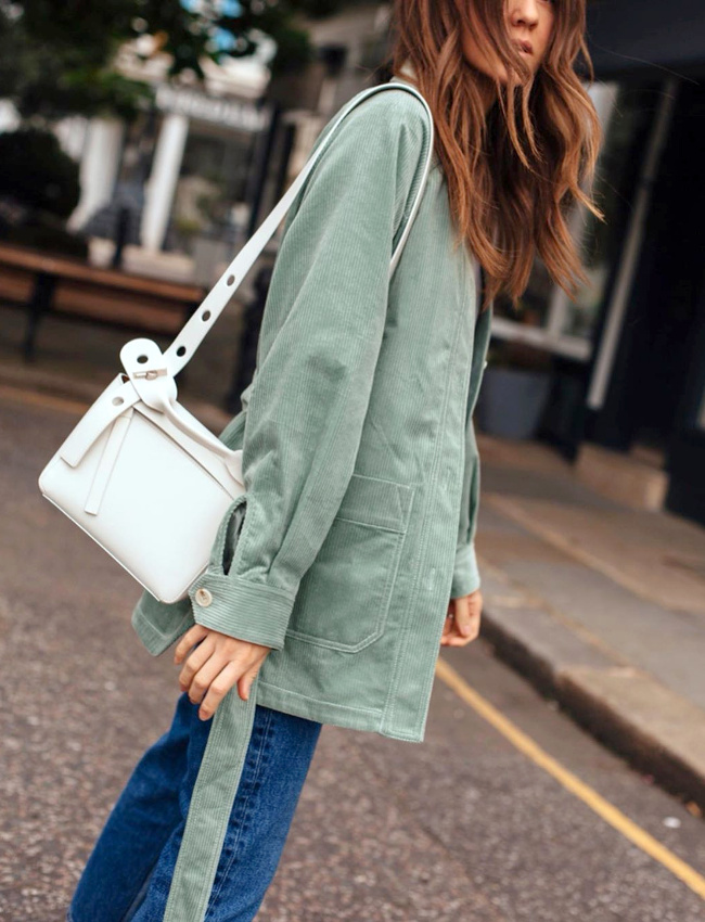 Le vert amande, l'une des teintes incontournables de l'automne !