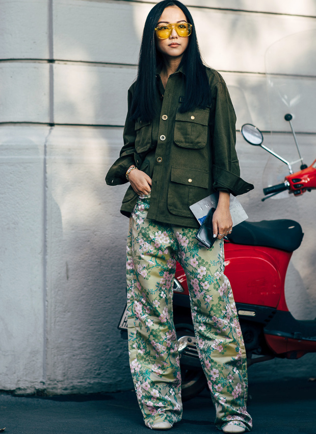 M�lant emprunt militaire et twist japonisant, ce look a tout bon !
