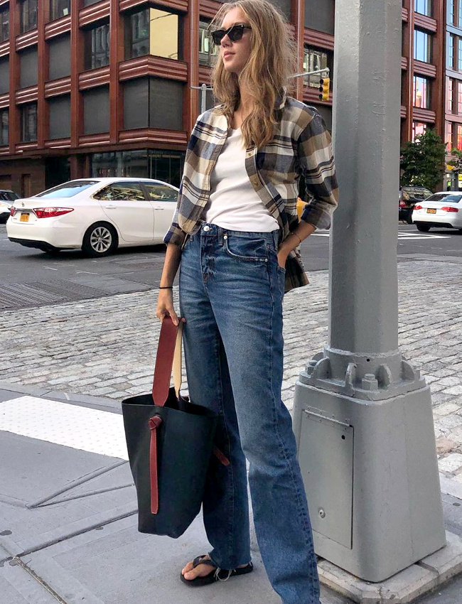 Cette rentr�e, on n'h�site pas � troquer notre bikini vichy contre une chemise de b�cheron