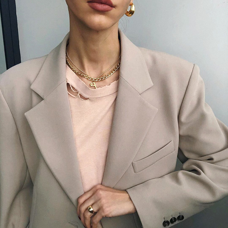 Taupe light + vieux rose d�lav� + dor� = le bon mix