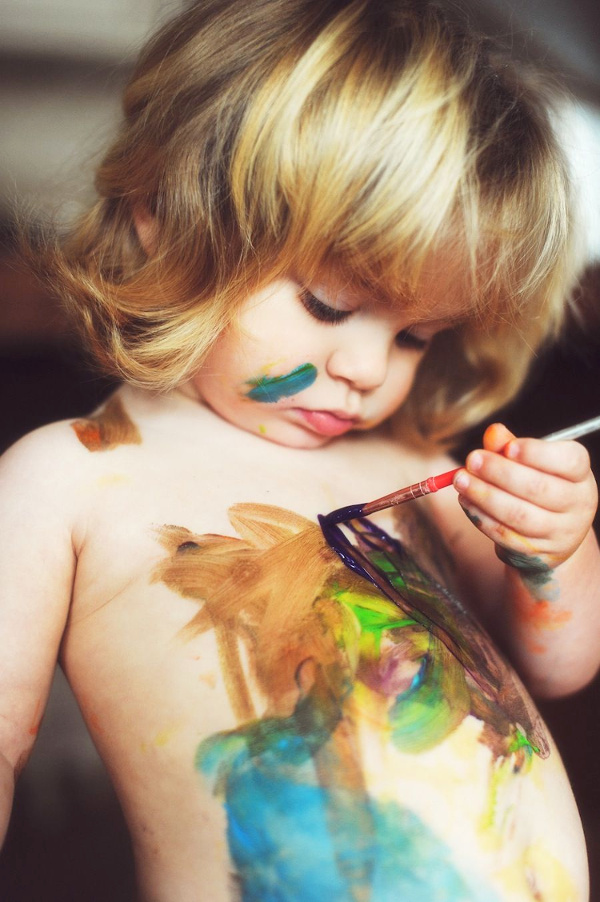 Body painting...