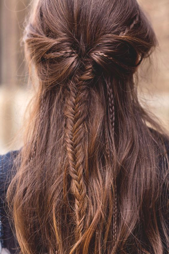 Tresse �pi + mini tresses = le bon mix