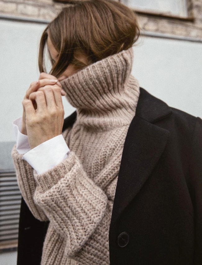 Col d�roul� + pardessus = le bon mix