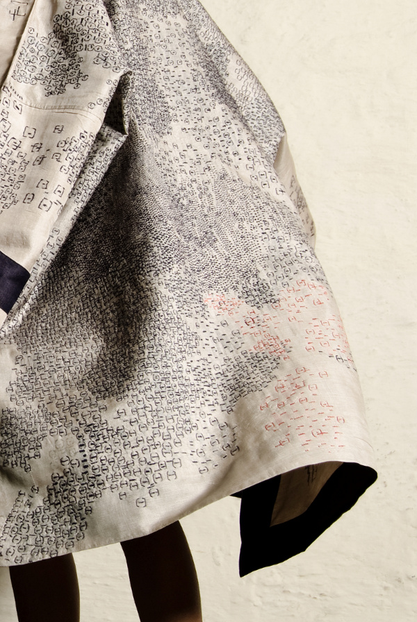 Quand la broderie sublime la mati�re...