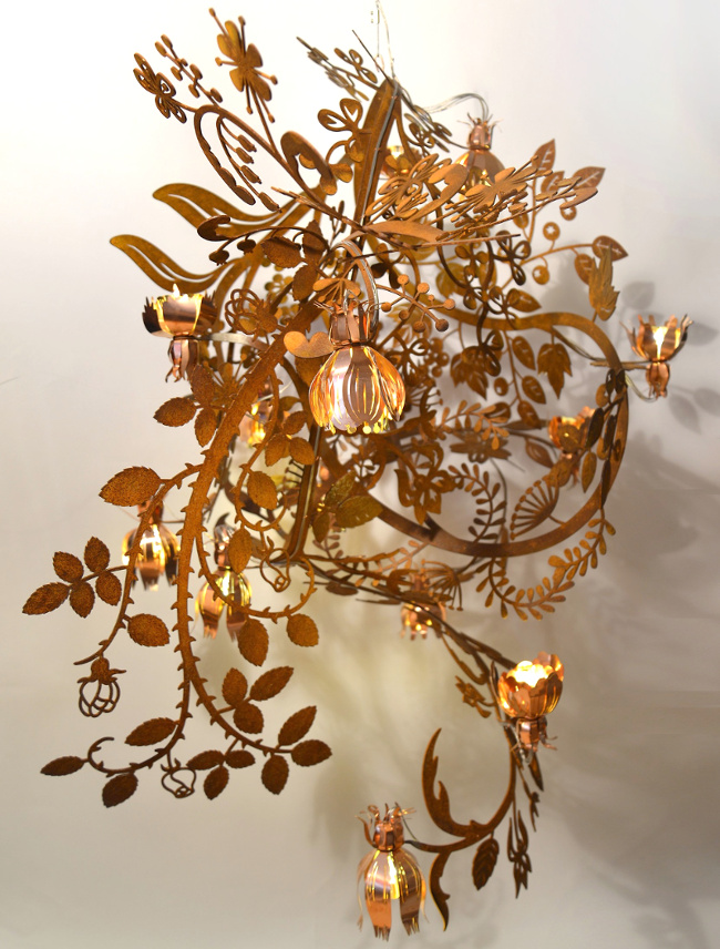 M�lant dentelle de fer et lumi�re chaleureuse, les cr�ations de Tord Boontje brillent par leur raffinement po�tique