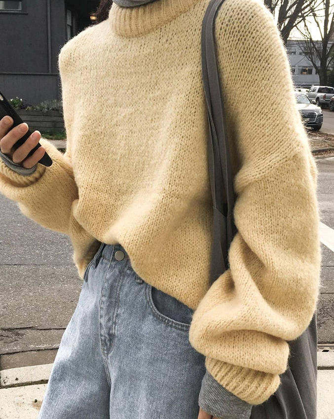 Jaune p�le + jean bleu d�lav� = le bon mix