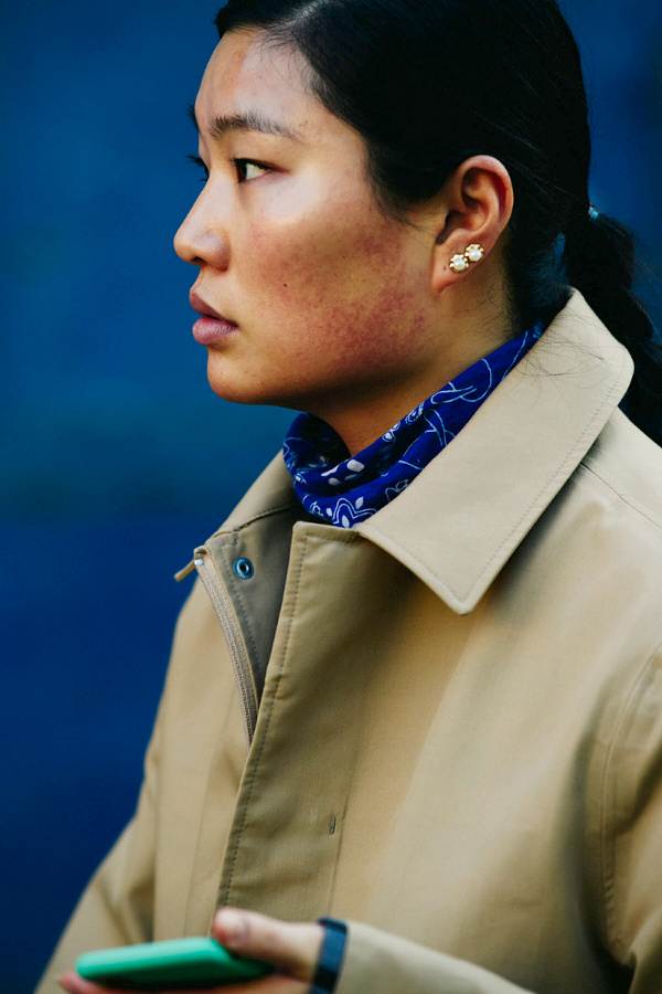 Mastic + bleu indigo + blanc nacr� = le bon mix