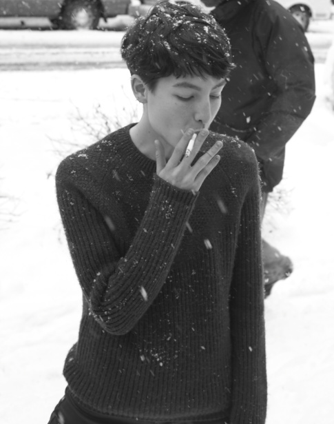 Coupe � la gar�onne + pull manches raglan = le bon mix