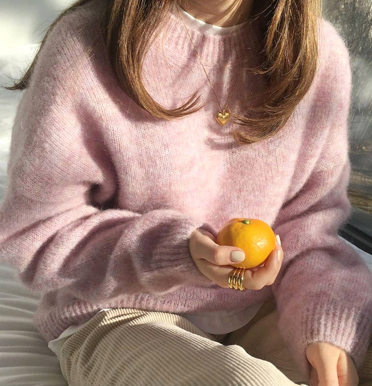 Oui au duo rose mousseux/velours vanille !