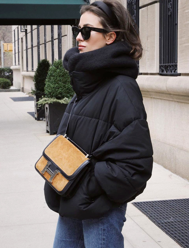 Rester chic m�me en doudoune...