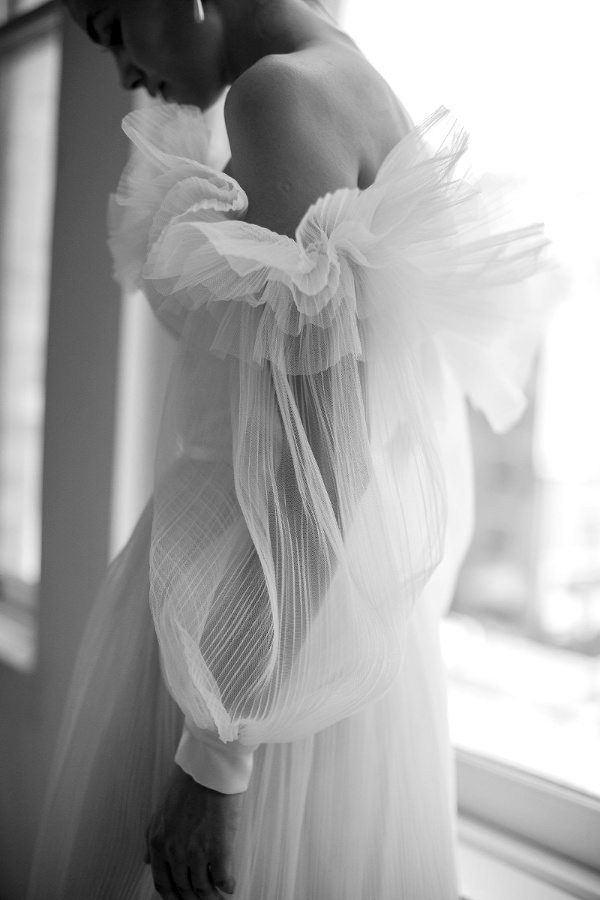 Volants + mousseline = le bon mix