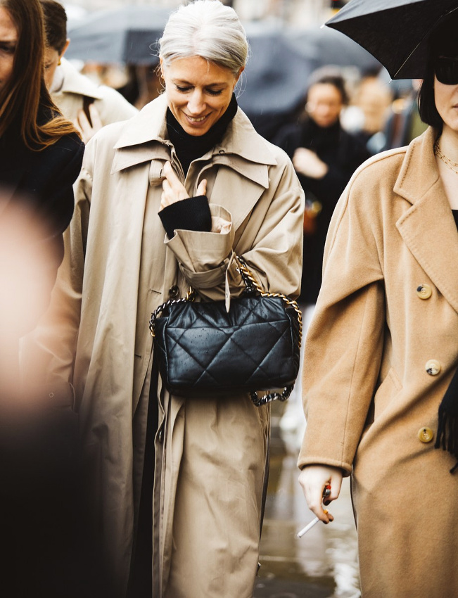 Les cheveux blancs ou comment illuminer une silhouette !