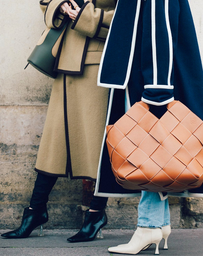 Bleu marine + blanc + caramel + jean d�lav� = le bon mix