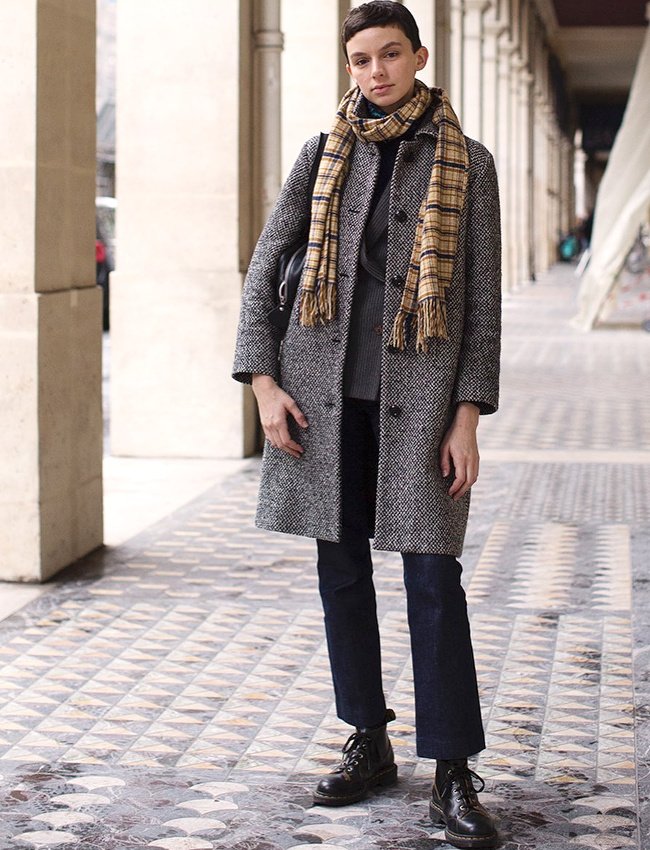 Coupe gar�onne + look estudiantin = le bon mix