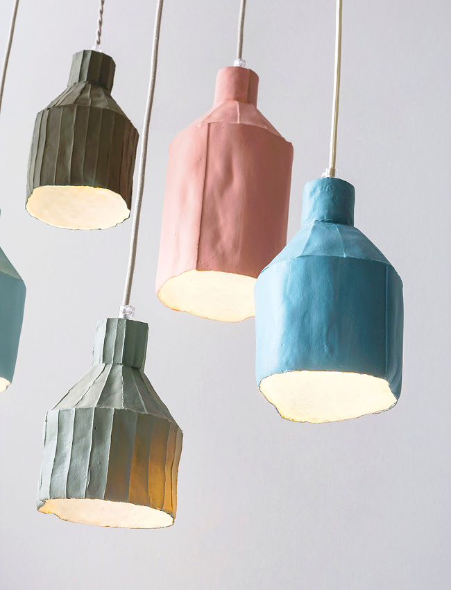 C�ramique + formes imparfaites + lumi�re = le bon mix