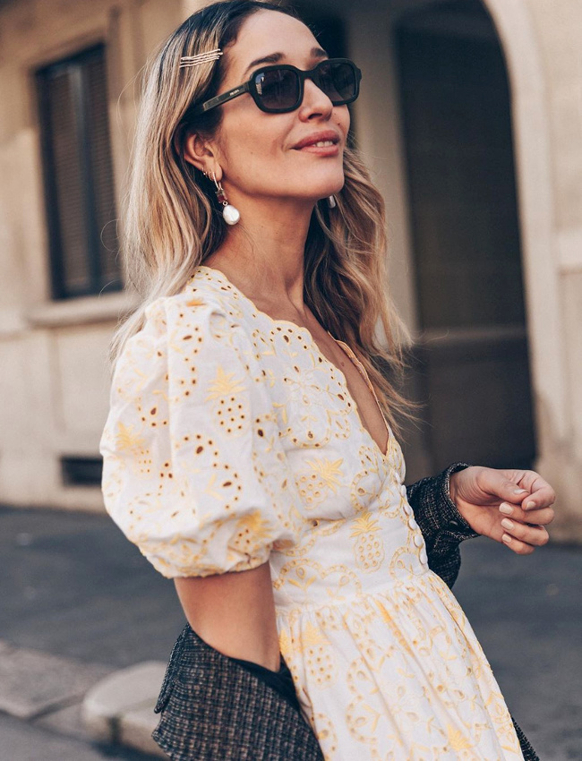 Rebrod�e de jaune, la dentelle anglaise gagne en 