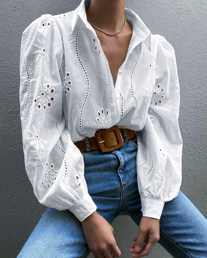 La chemise blanche du printemps se veut plus 