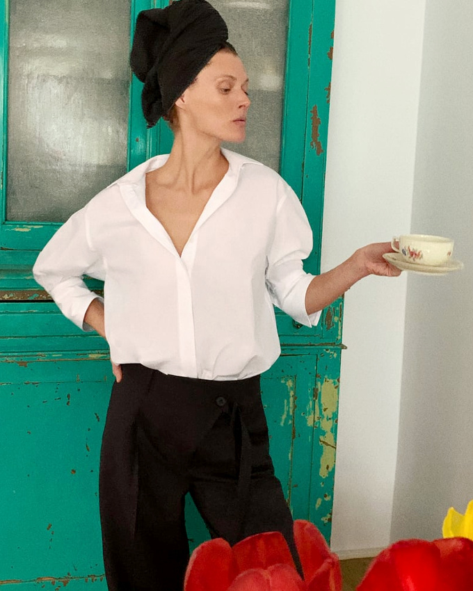 Quand la serviette se fait chic...