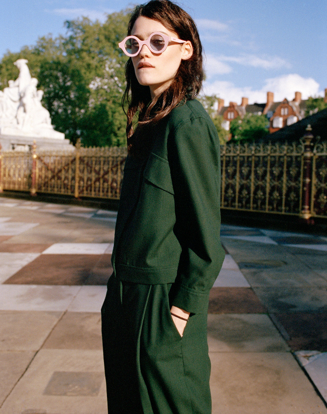 Vert for�t + rose p�le = le bon mix