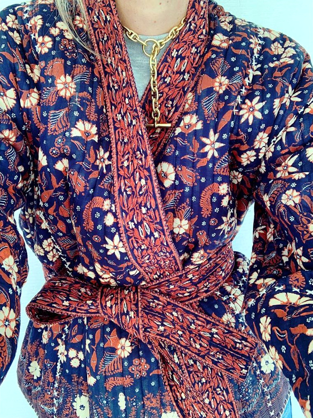 Wanted : une veste folk toute douce � porter de mani�re casual