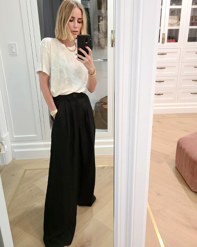 Le parfait total look noir et blanc #37