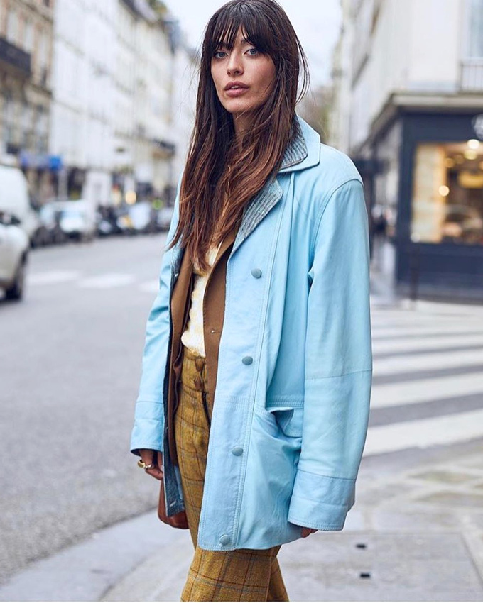 Bleu ciel + marron = le bon mix