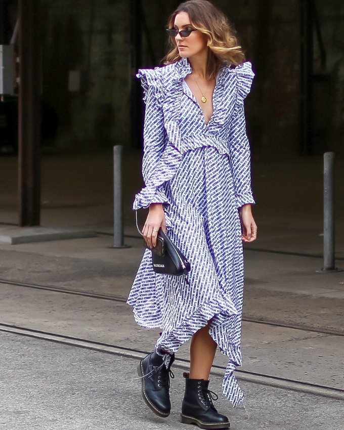 Froufrous + Doc Martens = le bon mix