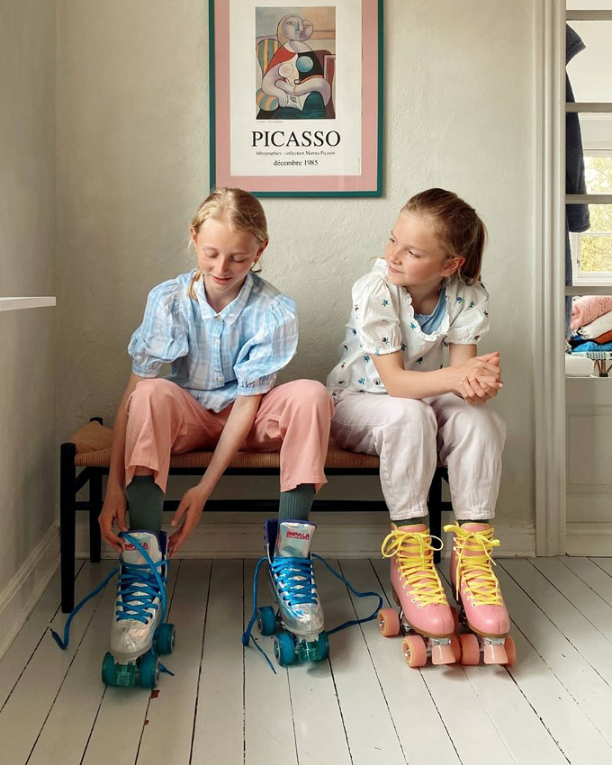 Wanted : des patins � roulettes couleur guimauve !