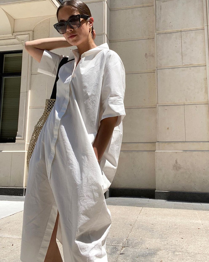 La robe chemise blanche : un basique dont on ne se lasse pas !