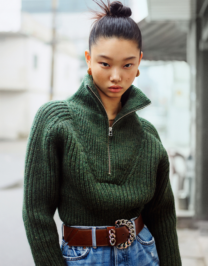 Wanted : un pull camionneur vert for�t !