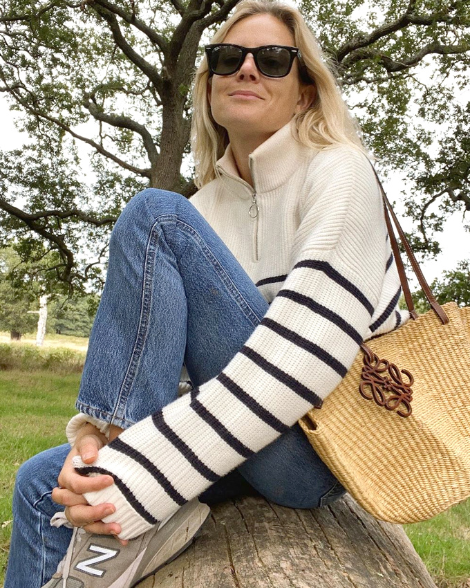 Wanted : un pull marini�re � col camionneur !