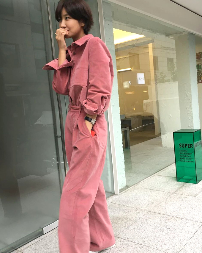 Wanted : une combinaison utilitaire vieux rose !