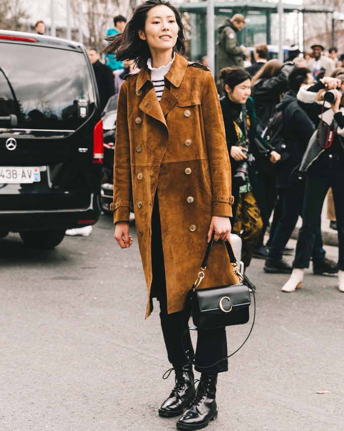 Brou de noix + noir + rayures marini�res = le bon mix