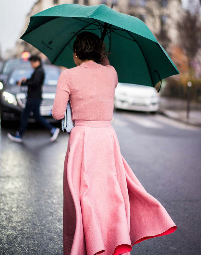 Oui � l'association rose/vert !