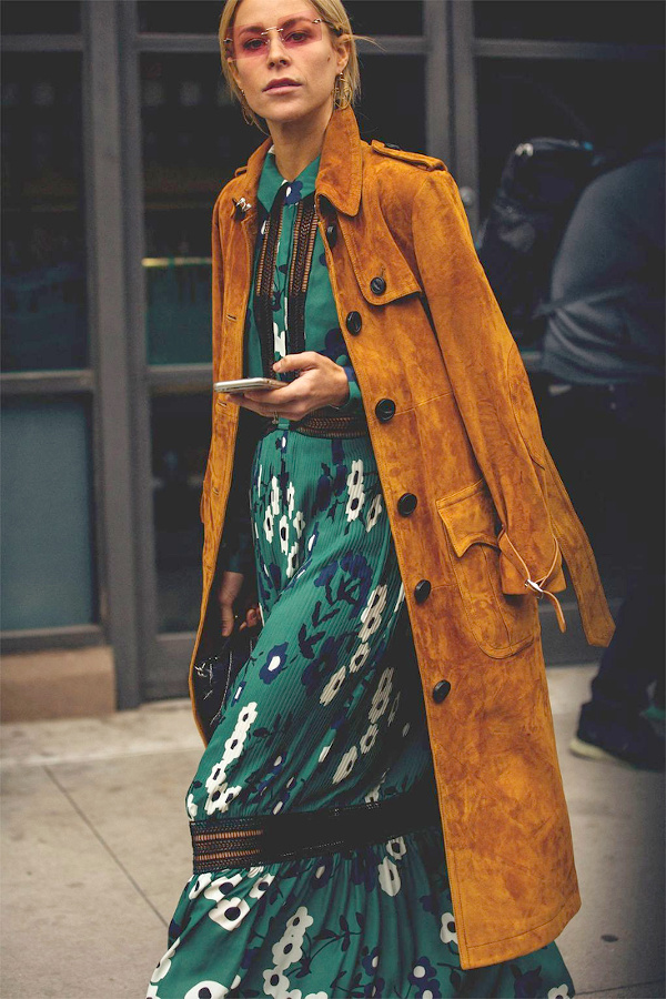 Daim fauve + imprim� vert/blanc/bleu = le bon mix