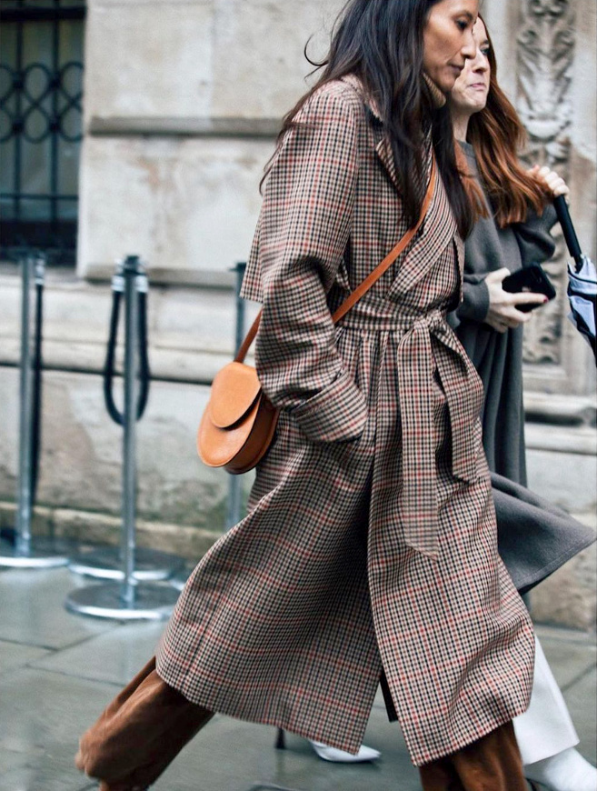 Wanted : un trench un brin ample � petits carreaux british !