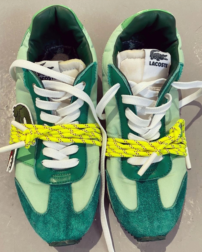 Cama�eu de verts + touche de jaune = le bon mix