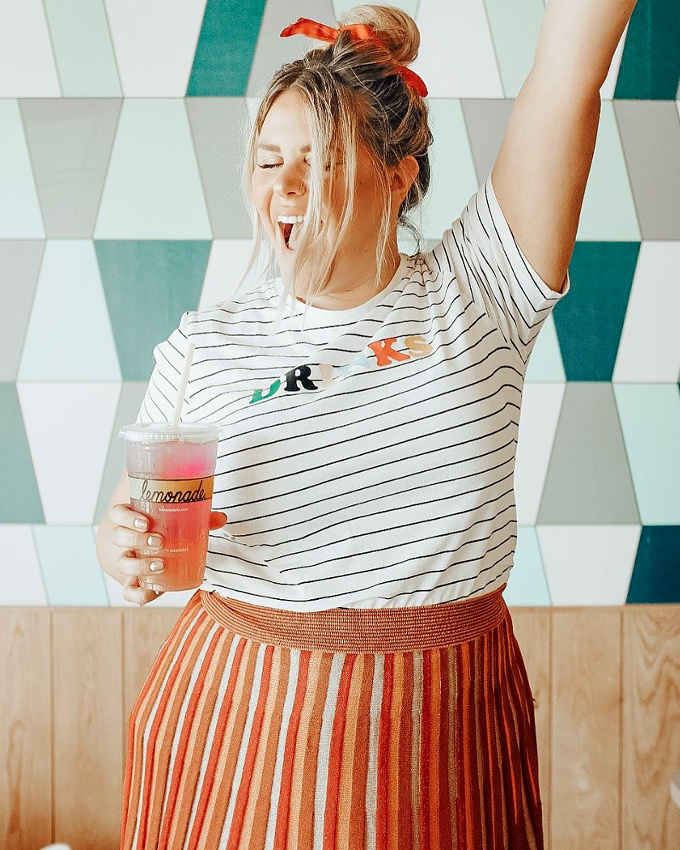 Rayures verticales + rayures horizontales = le bon mix